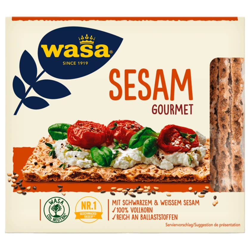 Wasa Knäckebrot Sesam Gourmet 220g